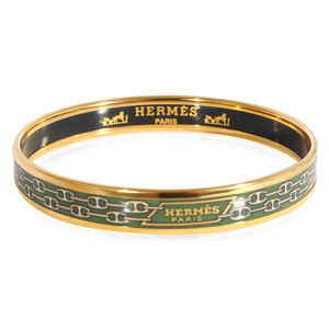Hermès Bracelet Gold Tone Chain Link Design
